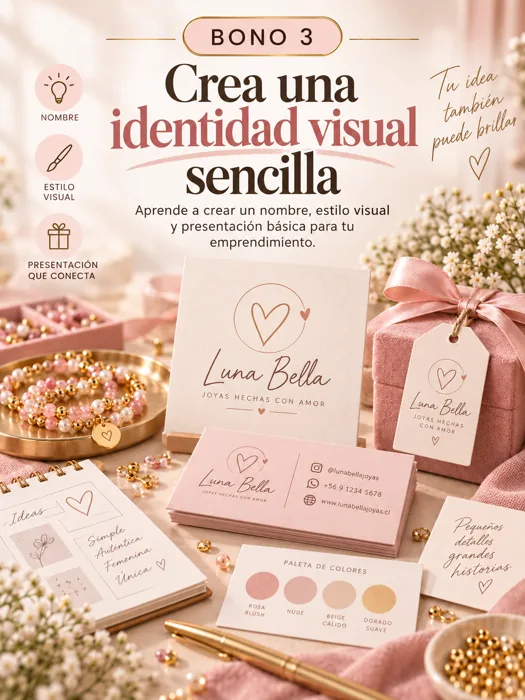 Portada del bono: Crea una identidad visual sencilla